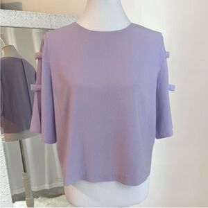💕 SALE! Club Monaco Crepe Top Blouse, Lilac Purple, XS